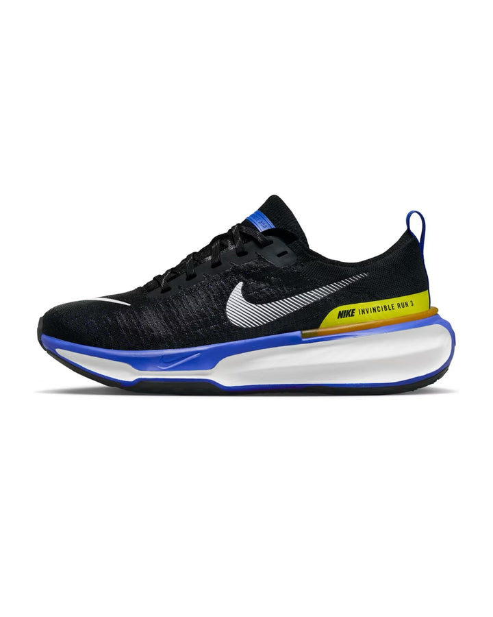 Nike Invincible 3 running trainers in black and blue