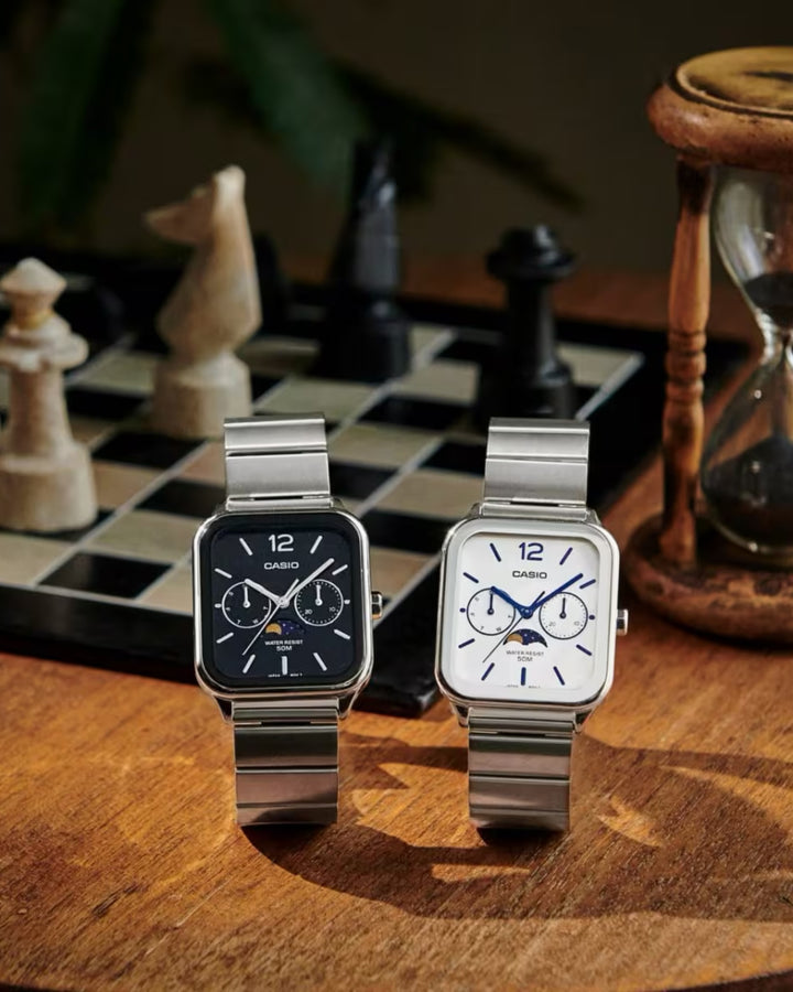 CASIO MTP-M305D-7AV IN STAINLESS STEEL