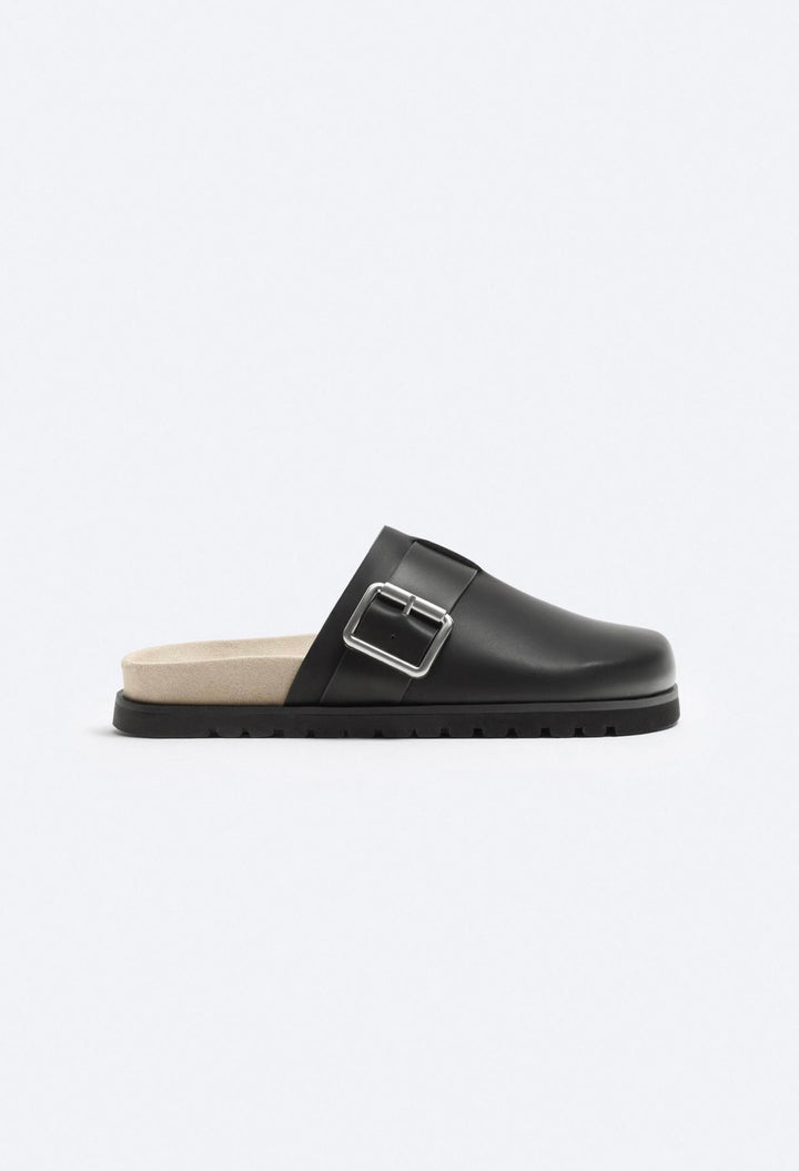 ZARA BUCKLE CLOGS