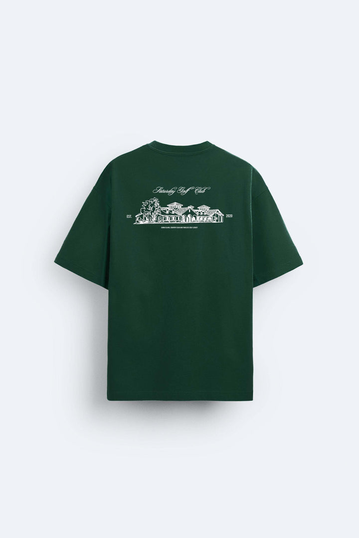 Garm Island Golf Club T-shirt in green