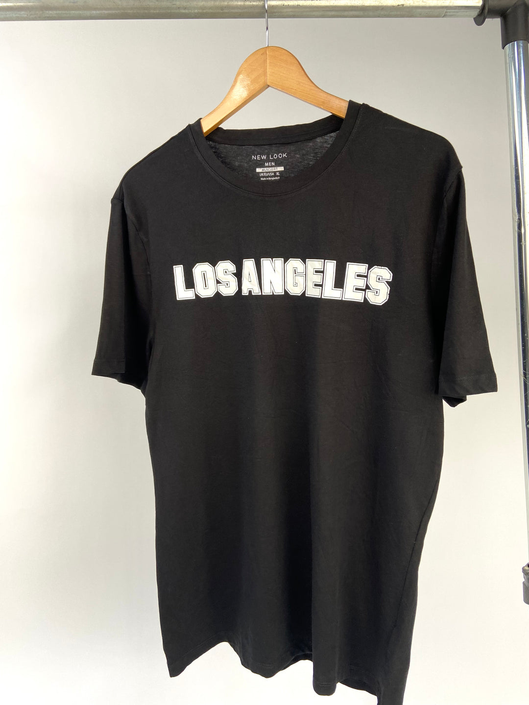 Los Angeles text print t-shirt