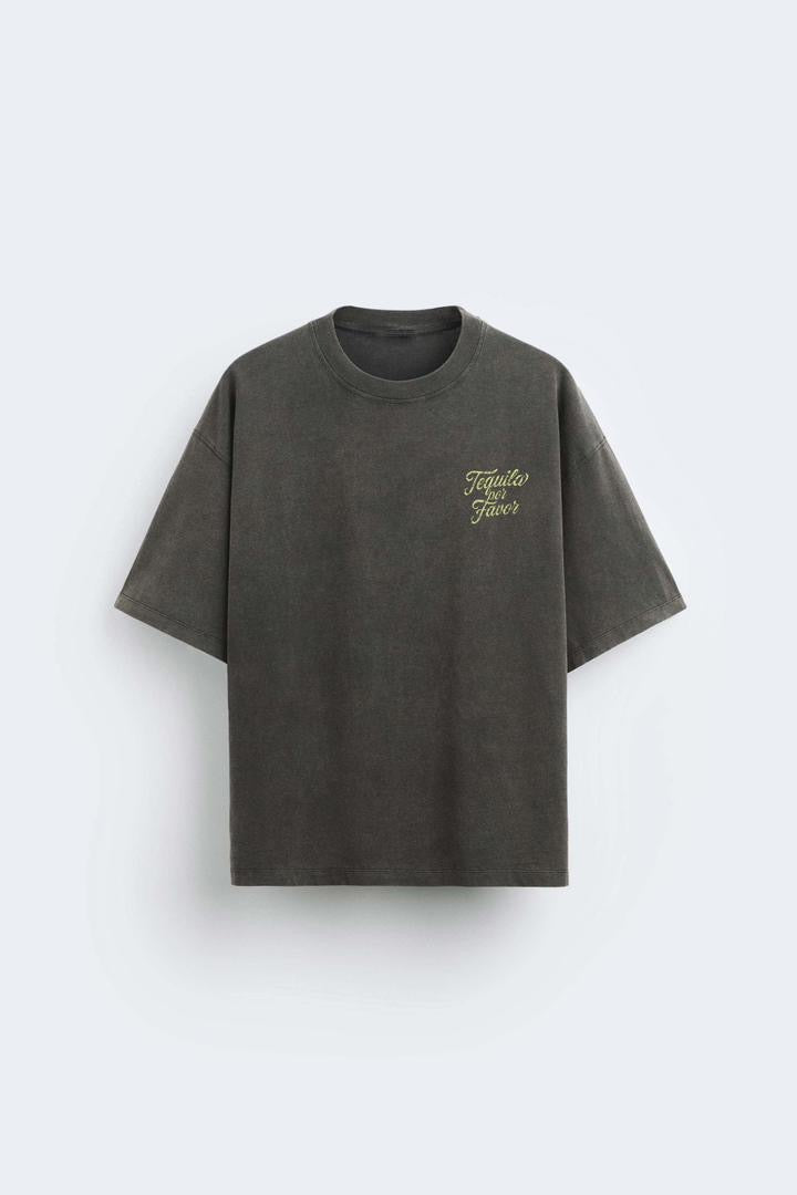 Garm Island Tequila Backprint T-shirt in Wash