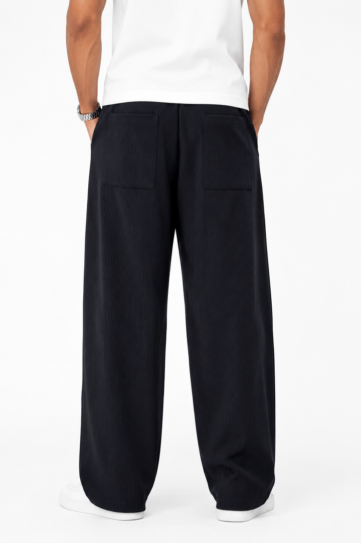 2morrow Belt Detail Pants in Black