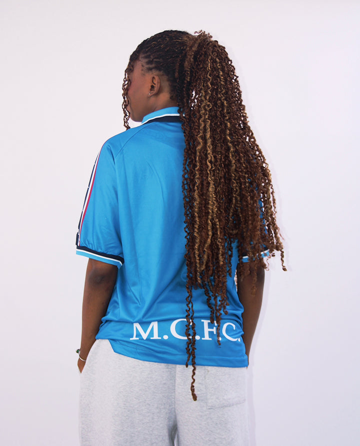 Manchester City 1997-1998 Retro Jersey T-shirt in blue