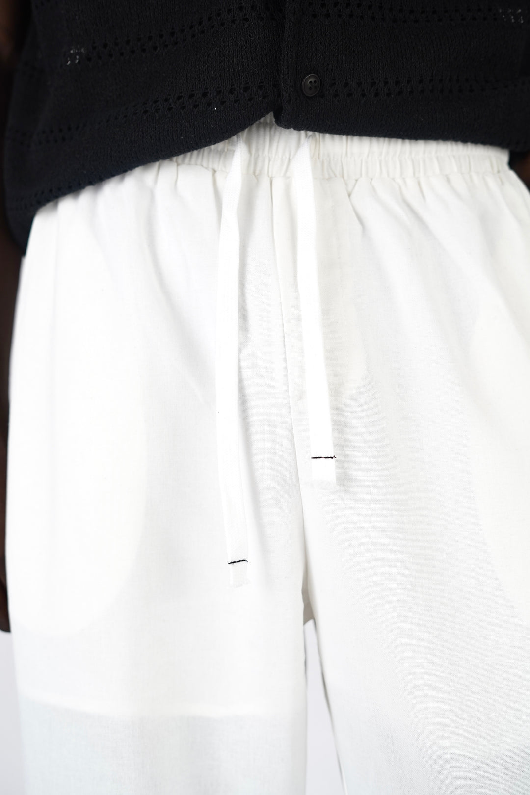 Garm Island Linen Hemp Pants in White