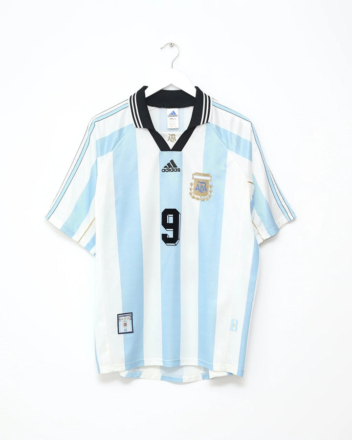 Retro Gabriel Batistuta Argentina 1998 Home Retro Jersey