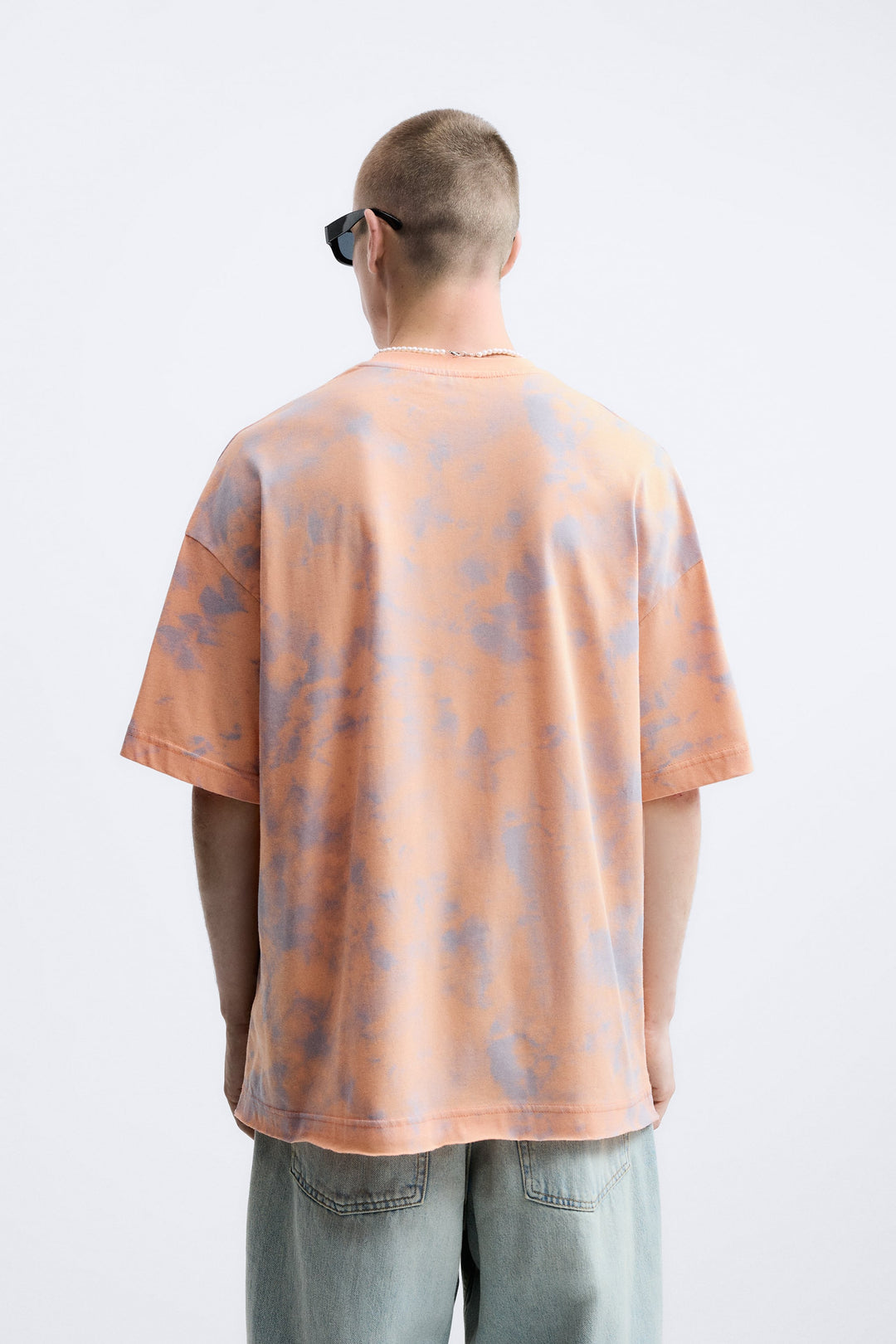 Zara Printed tshirt in orange