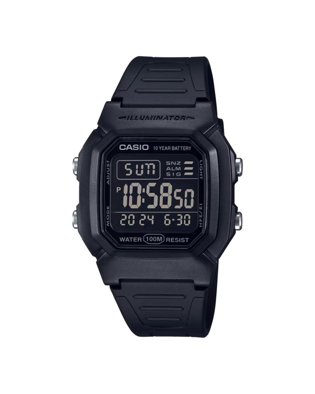 Casio W-800H-1BV in black