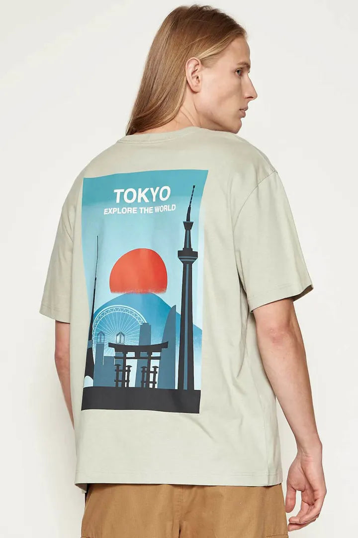 Garage Tokyo T-shirt in khaki