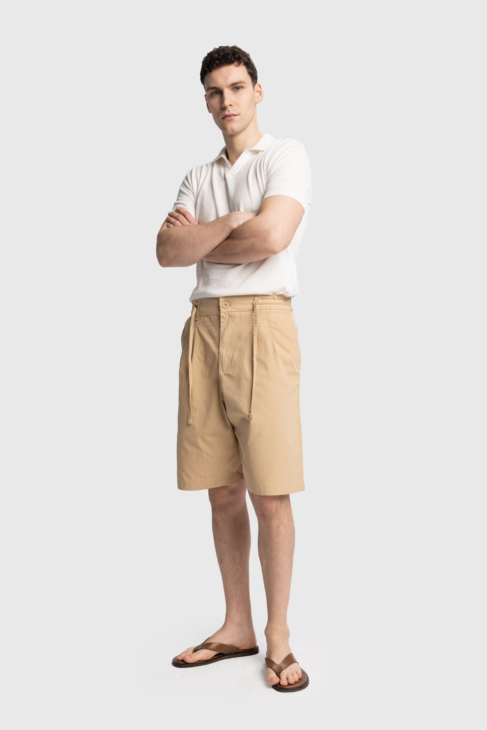 Giesto linen shorts in carton