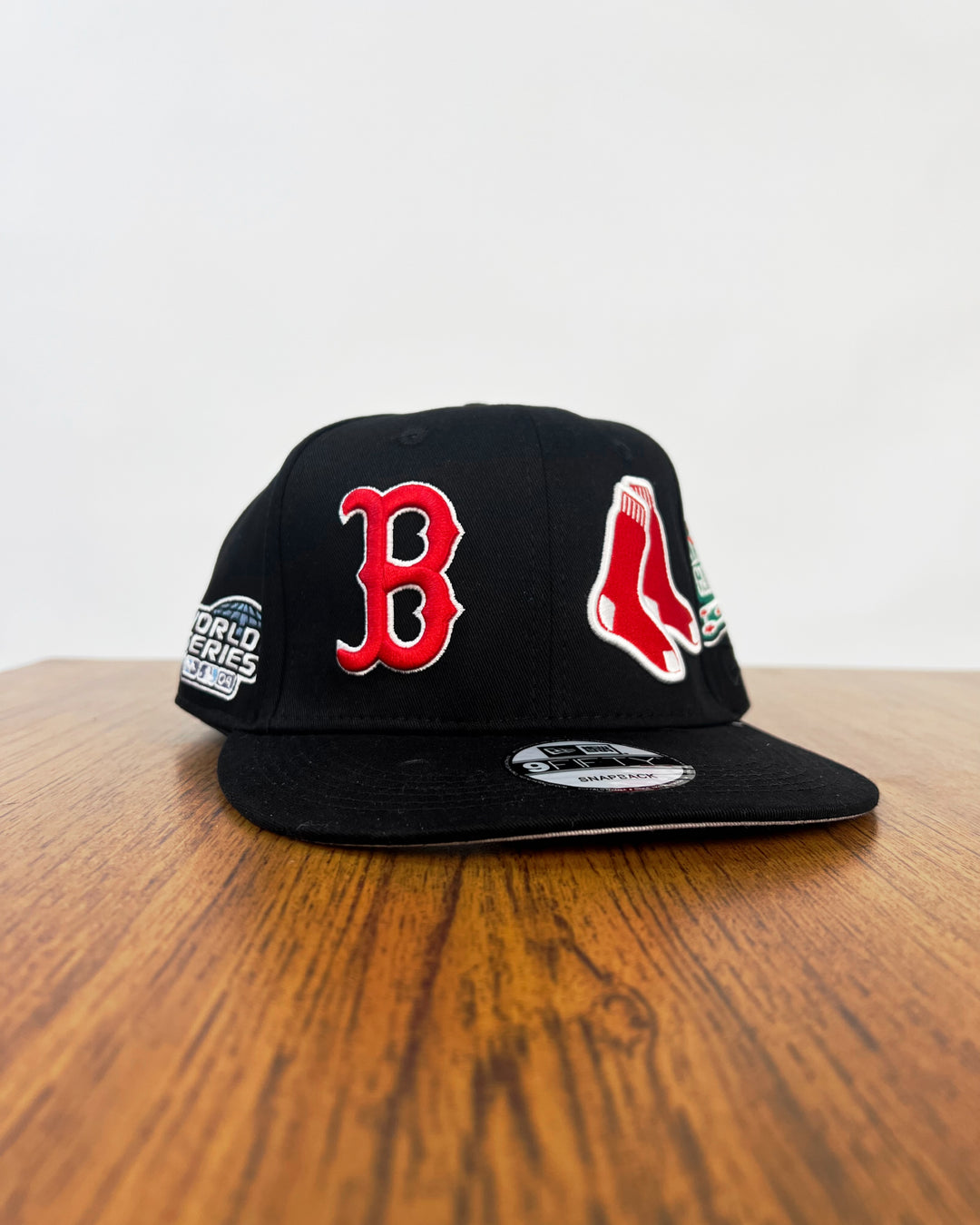 Boston Red Sox two patch 9fifty Adjustable Snapback in black