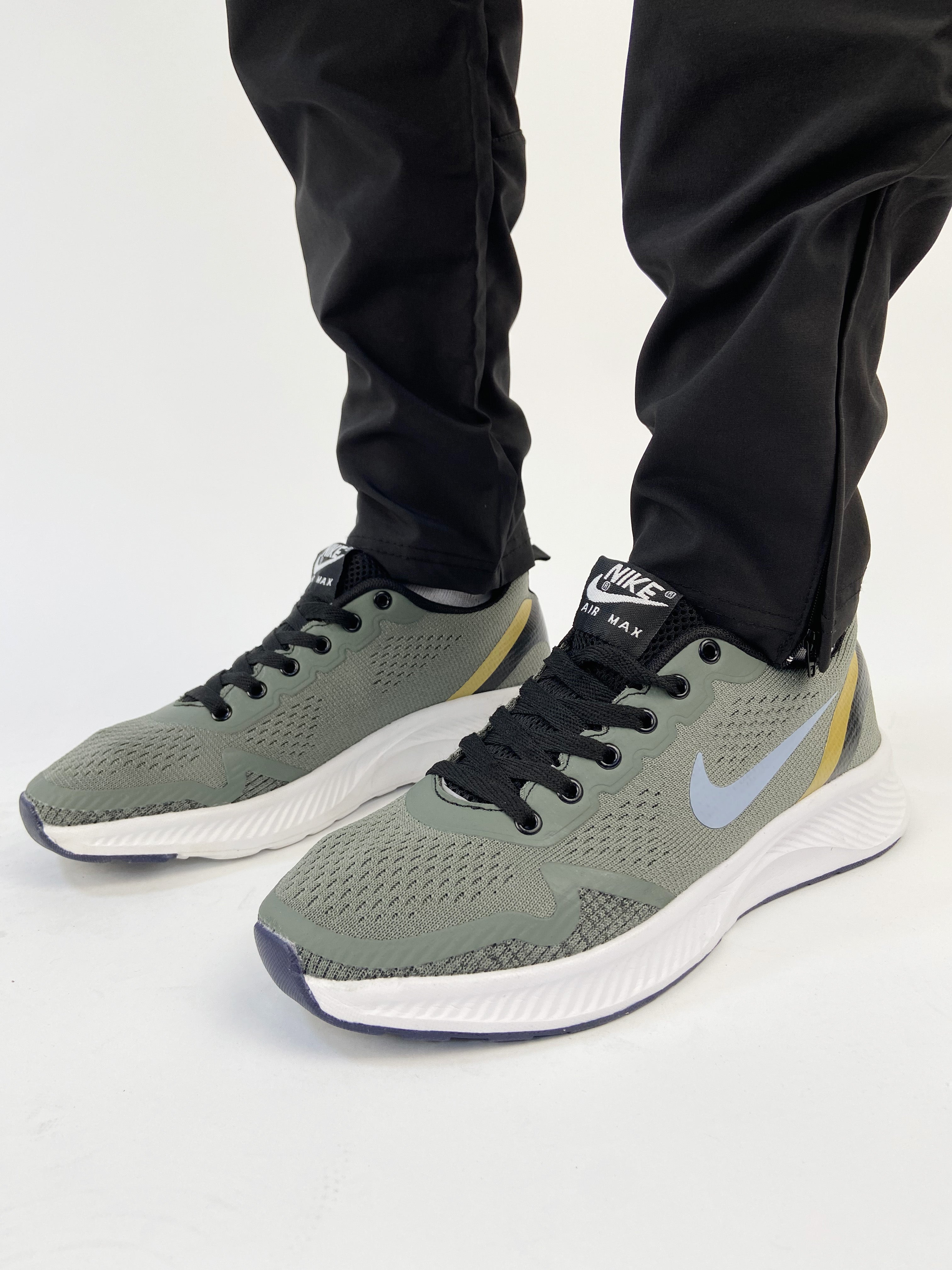 sage green nike trainers