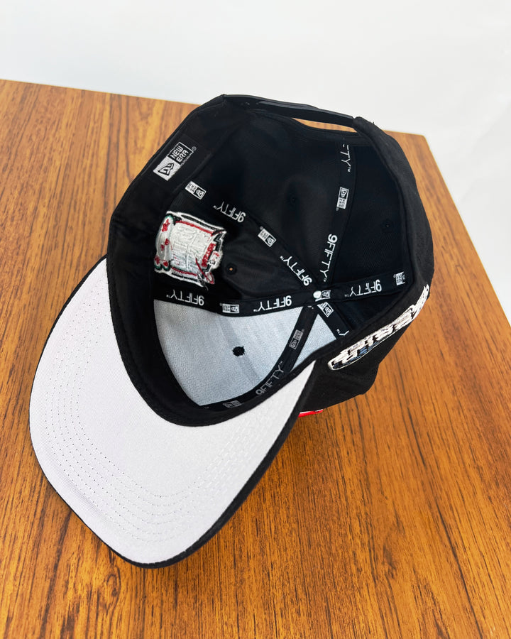 Boston Red Sox two patch 9fifty Adjustable Snapback in black