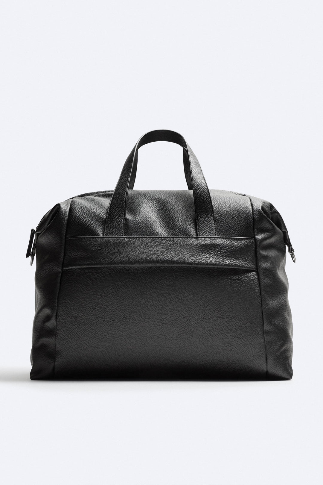 Zara Soft Embossed Duffel Bag in black