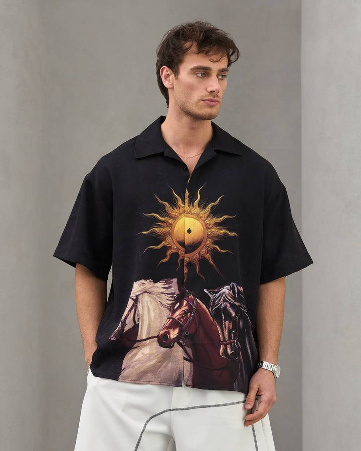 2morrow Celestial Trinity shirt in black