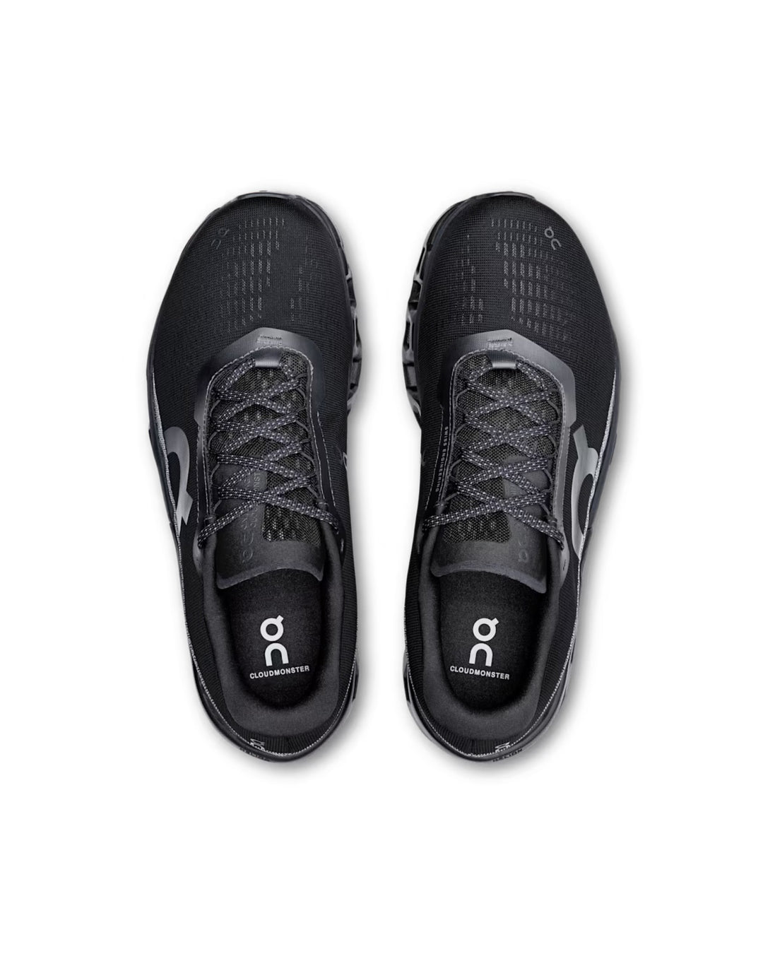 ON Cloudmonster running trainers in black