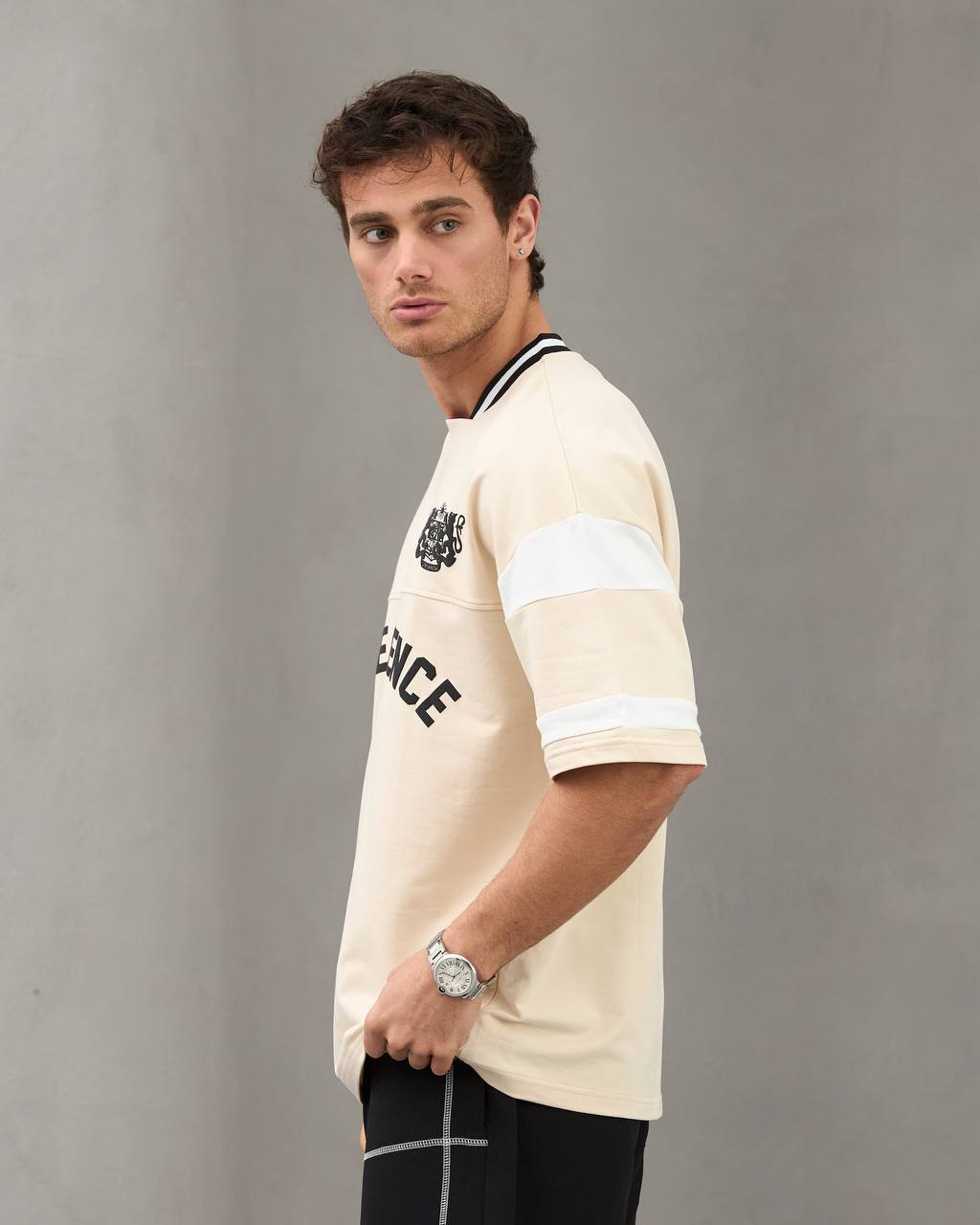 2morrow Move in Silence T-shirt in beige