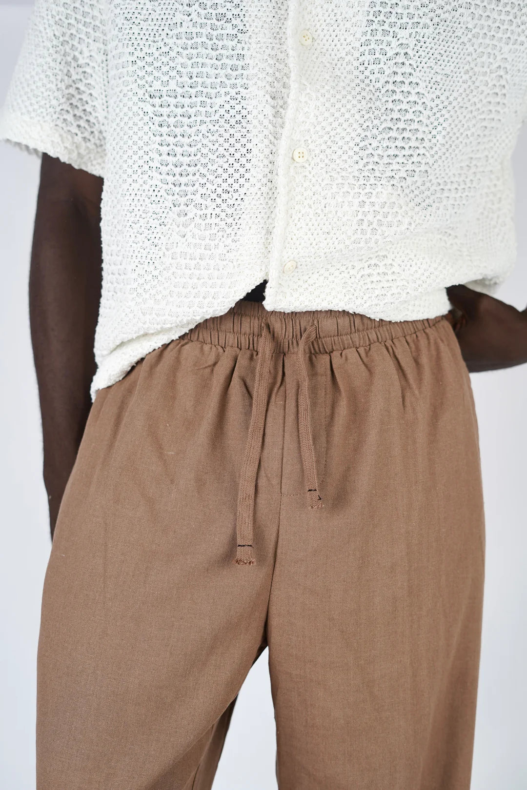 Garm Island Linen Hemp Short in Brown