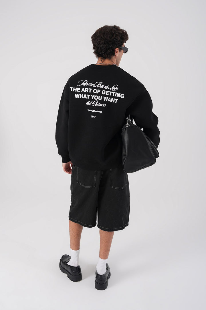 2512 Design Club Backprint Sweatshirt in Black