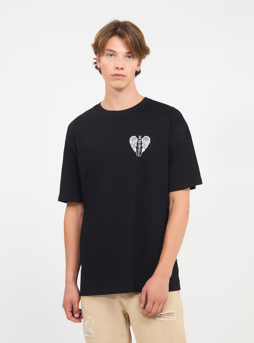 Terranova angel wings backprint t-shirt