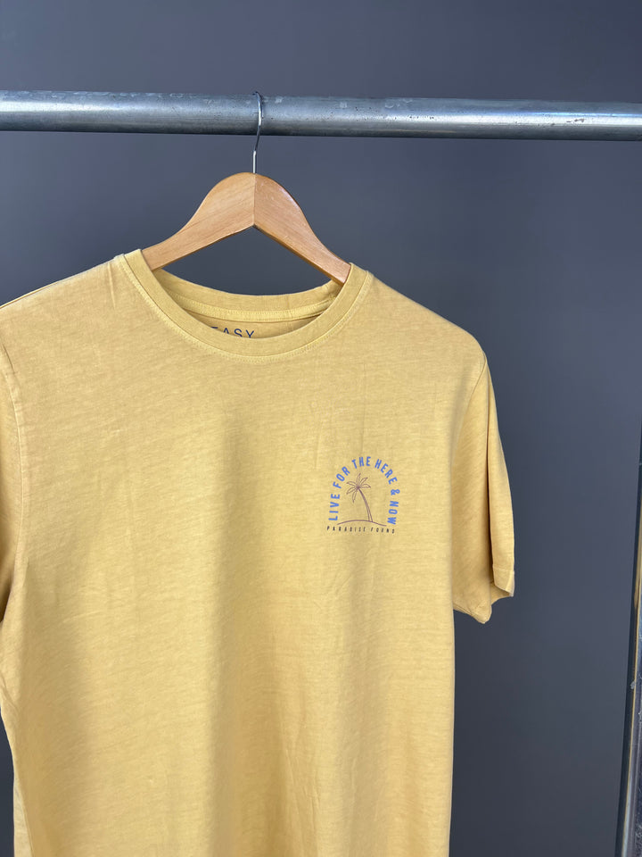 Easy paradise life t-shirt in yellow