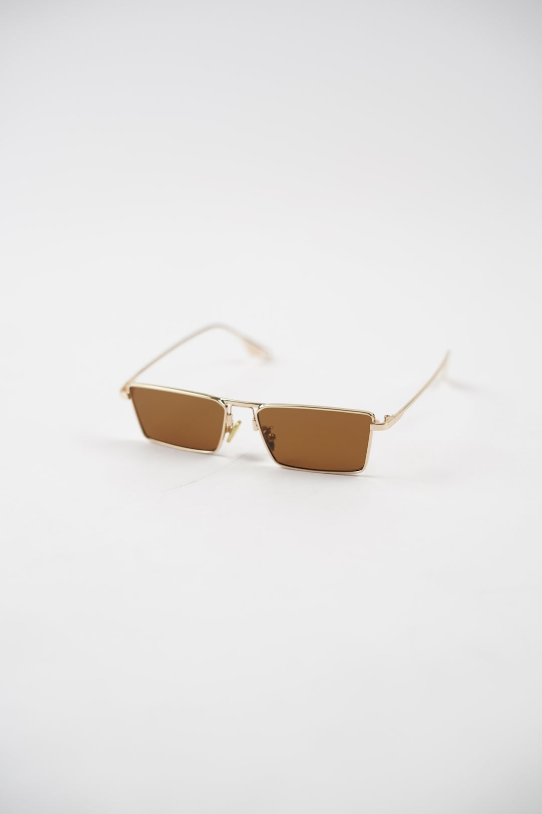 Brown zombie Lens Slim Rectangular Aviator Sun glasses