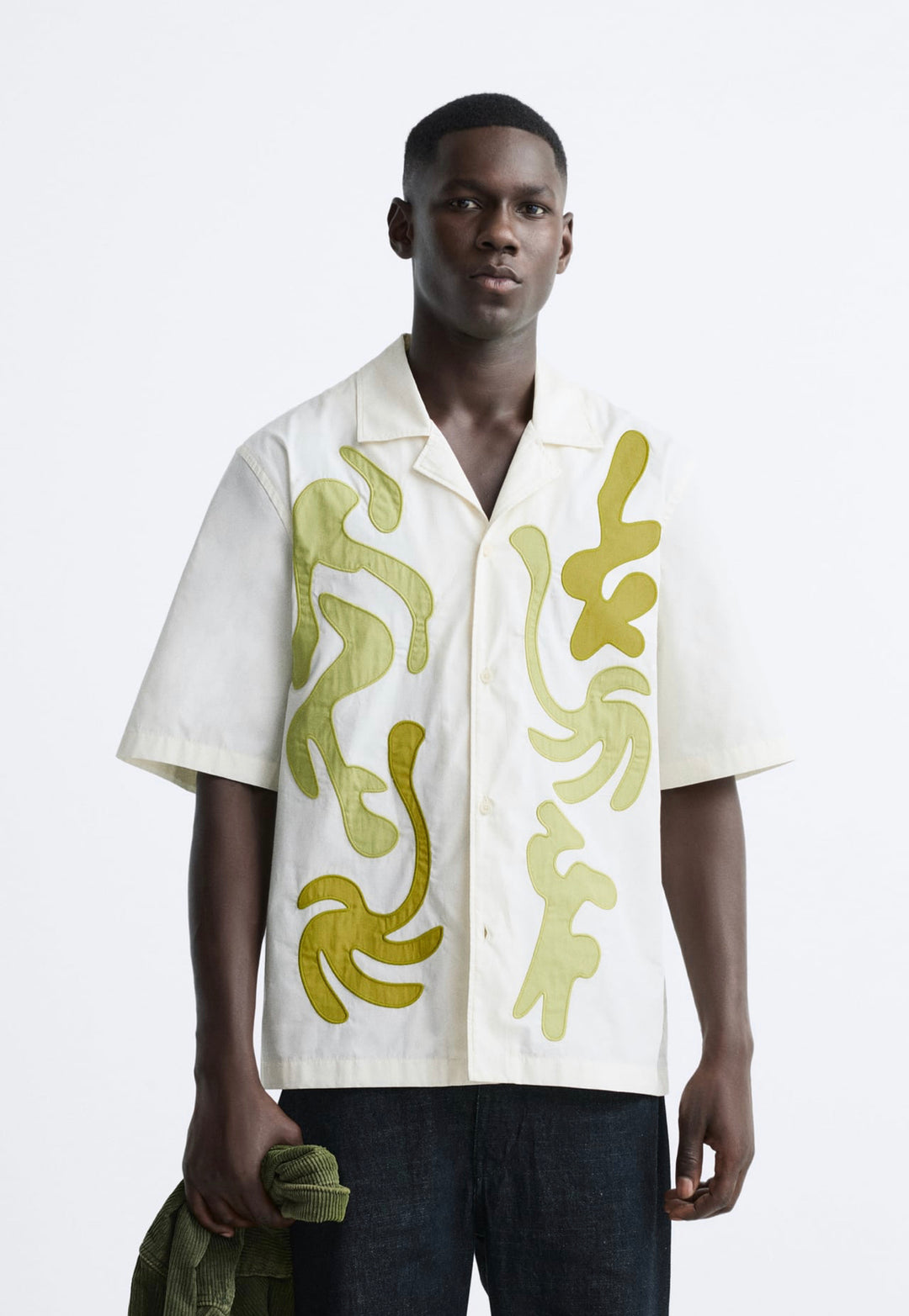 ZARA GEOMETRIC PRINT SHIRT