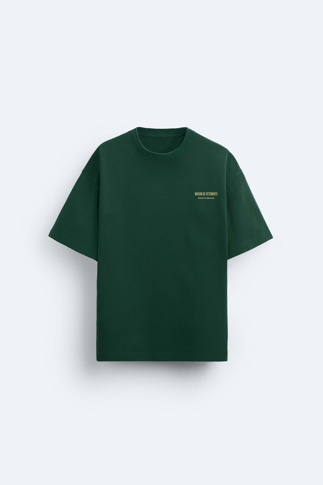 Garm Island Maison De Vetements Signature Premium T-shirt in Green