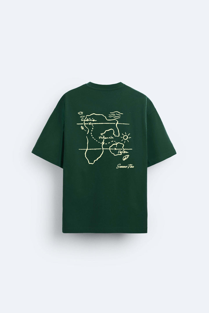 Garm Island Summer Time T-shirt in green