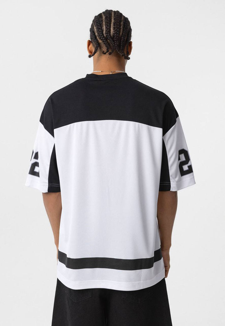 Essence of Life Mesh Jersey in White