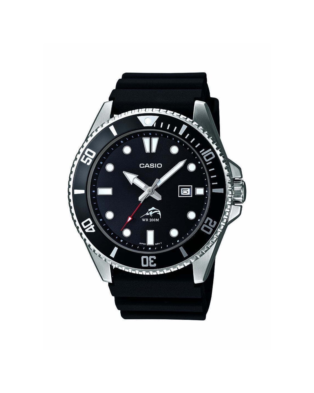 Casio Men's Black Dive-Style Sport Watch MDV106-1AV