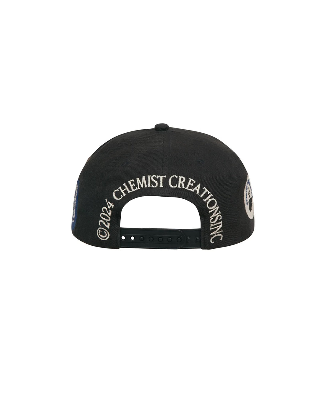 Creations hemst embroidery cap in black