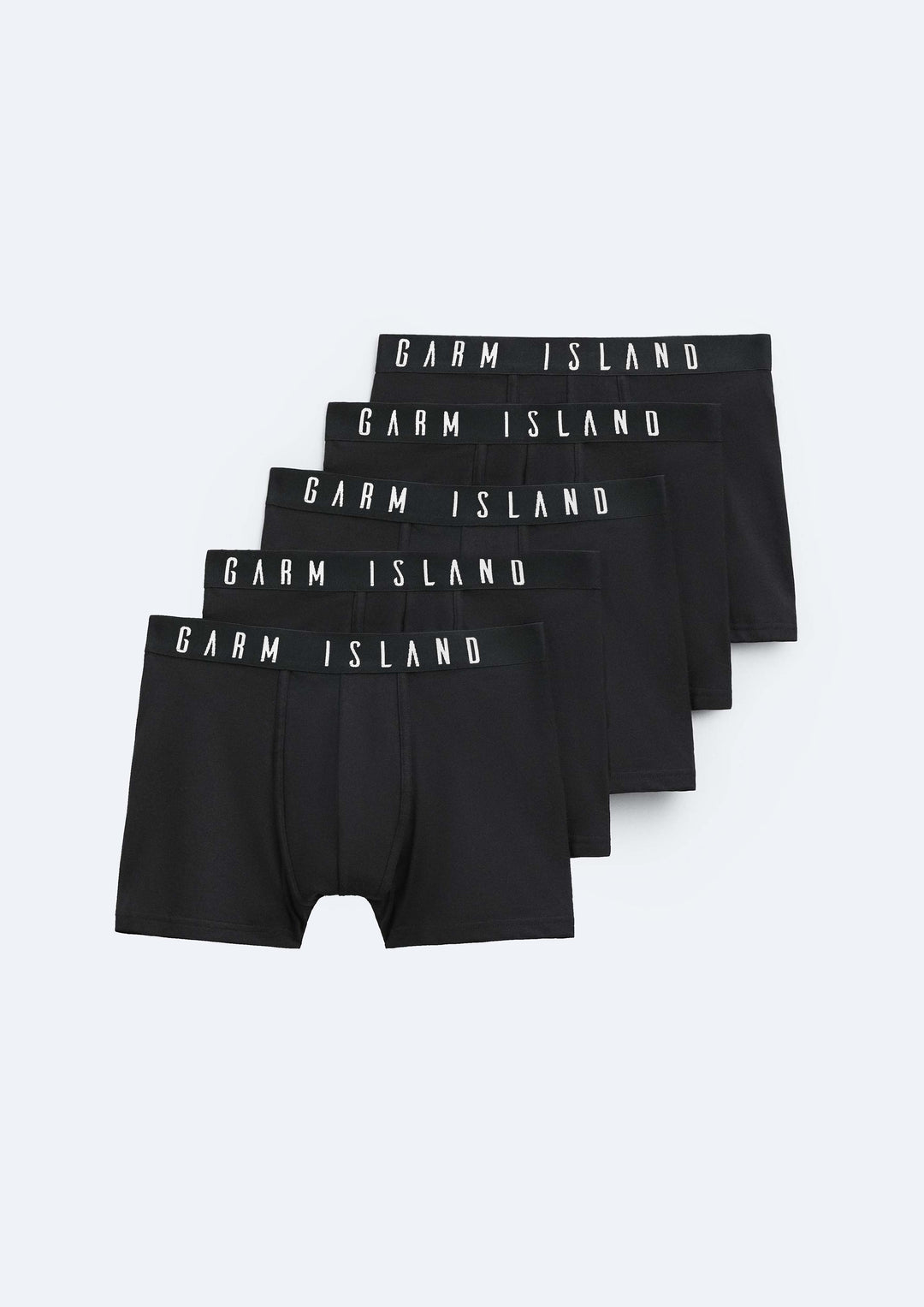 Garm Island 5 pack Mono Boxers in Black