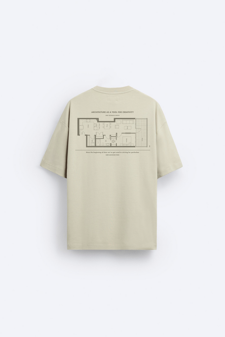 Garm Island Architect T-shirt in Ecru