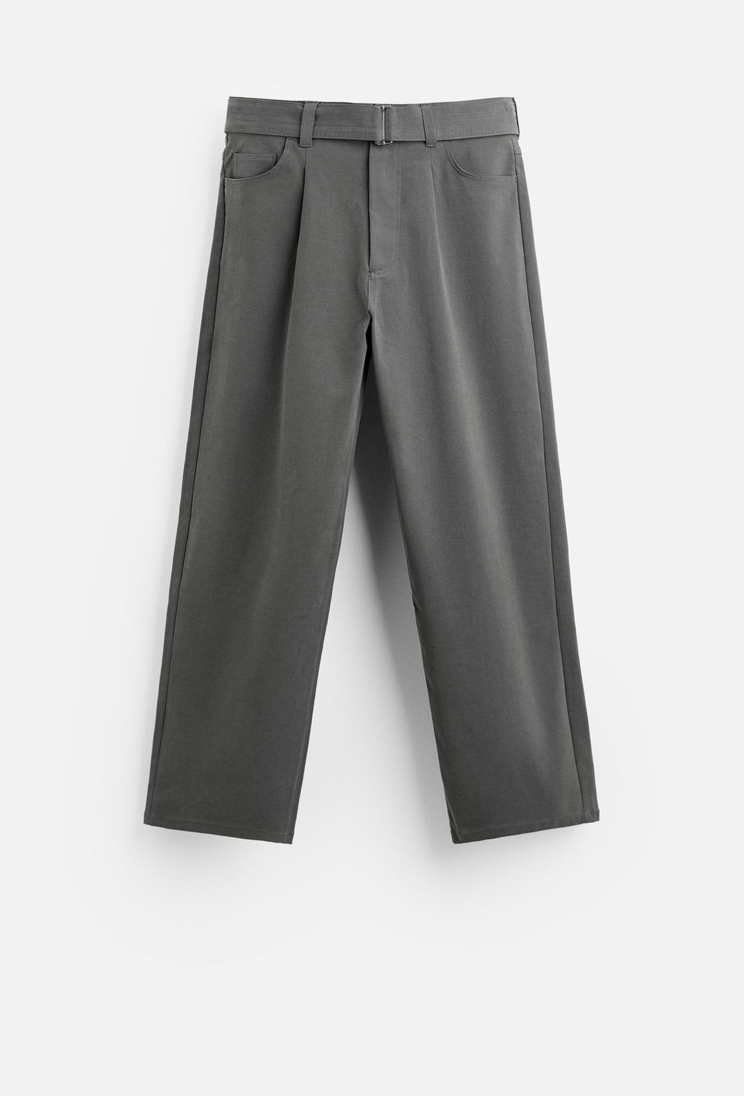 ZARA PLEATED TROUSERS WITH BELT