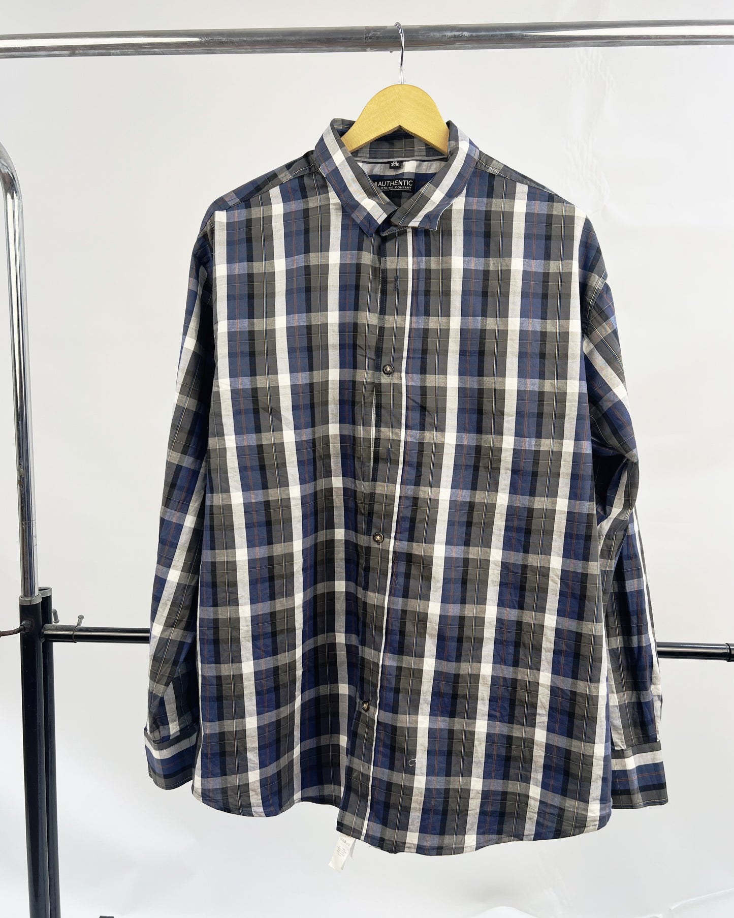 Authentic plaid shirt in green and blue – Garmisland