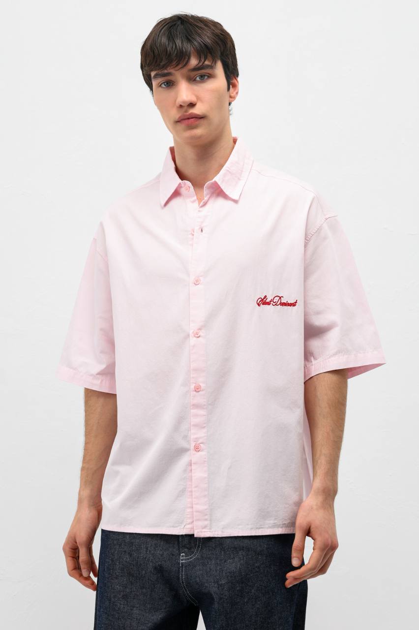 Vamos Oversized Shirt in Pink