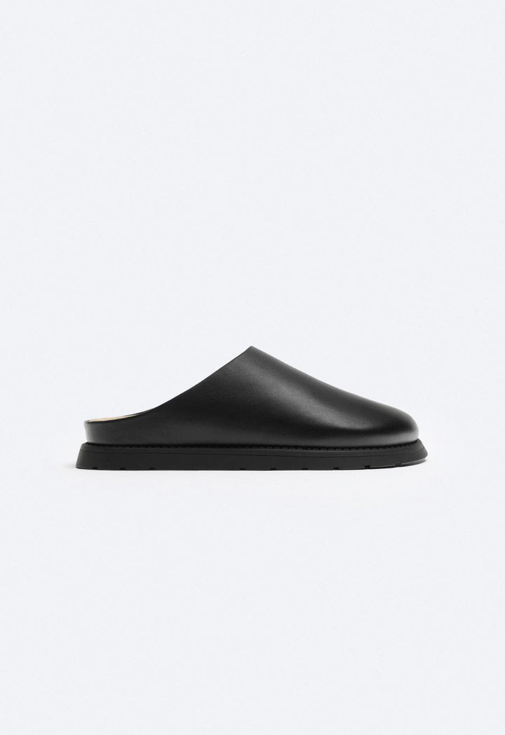 ZARA LEATHER CLOGS