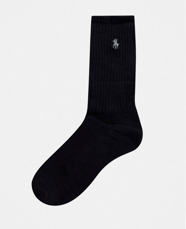 Polo Ralph Lauren 6 pack crew socks in black