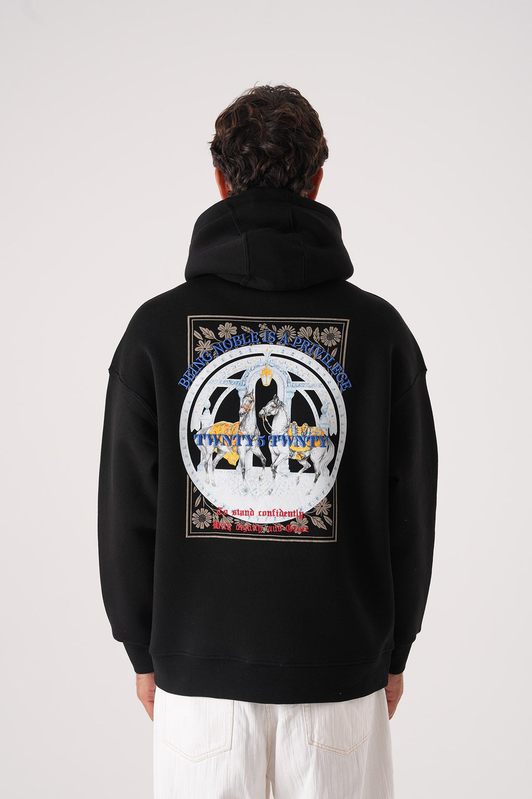 2512 Herd Emblem Hoodie  in Black
