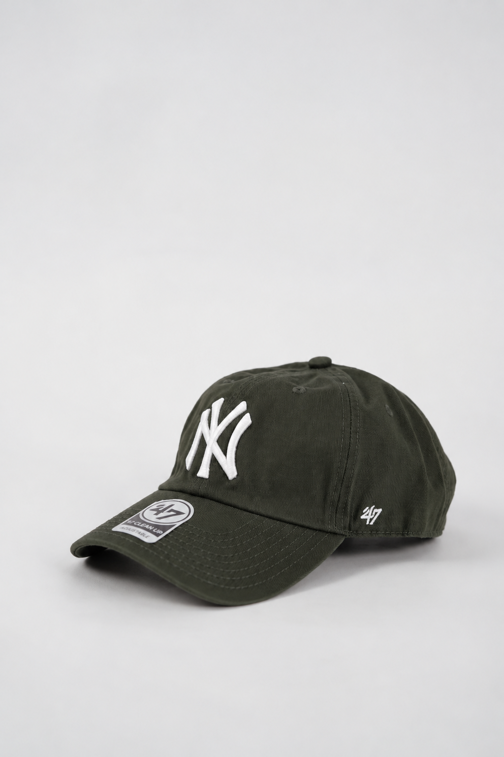 NY Baseball Adjustable Cap in Army Green
