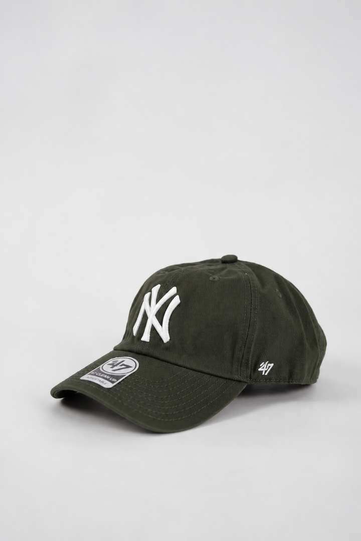 NY Baseball Adjustable Cap in Army Green