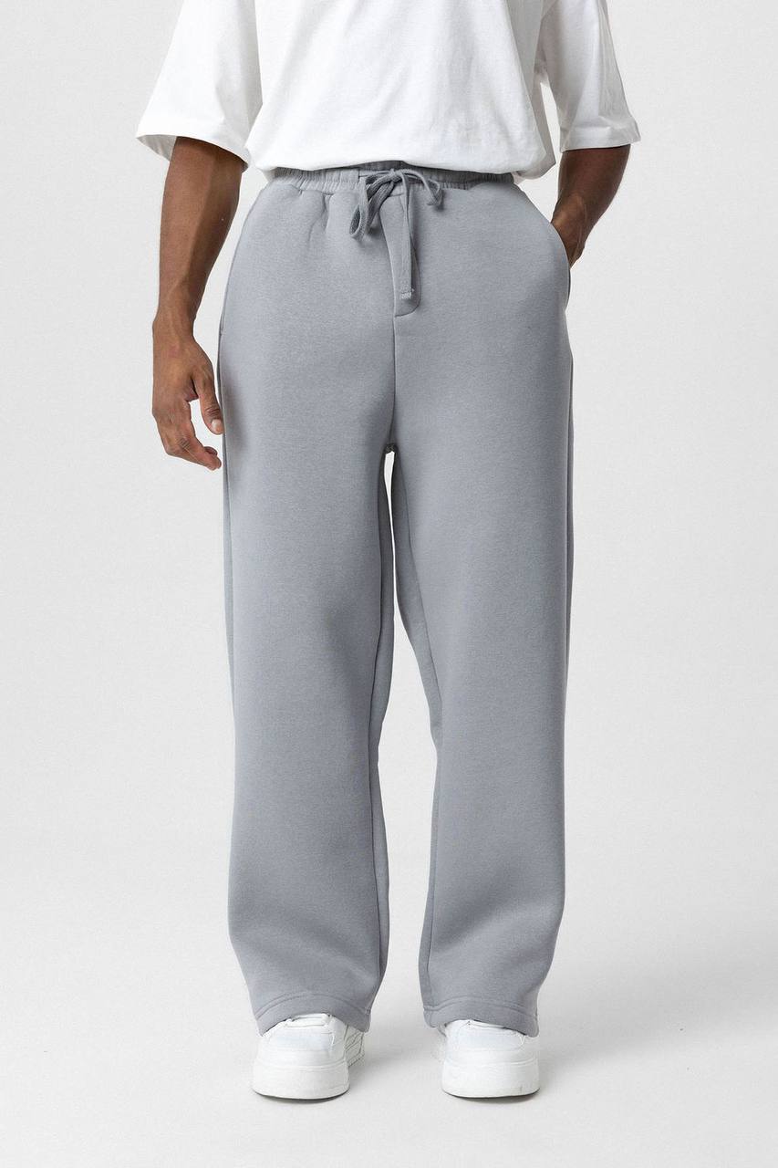 Vamos Premium Straight Fit Sweatpants in Grey