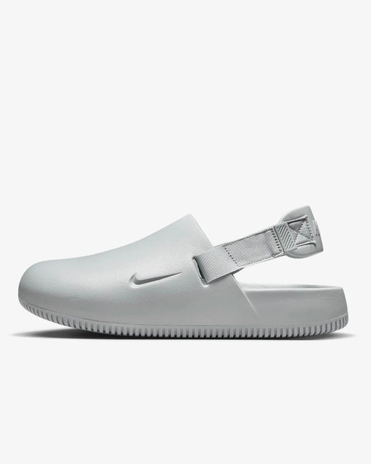 Nike Calm Mule Slides in Light Gray