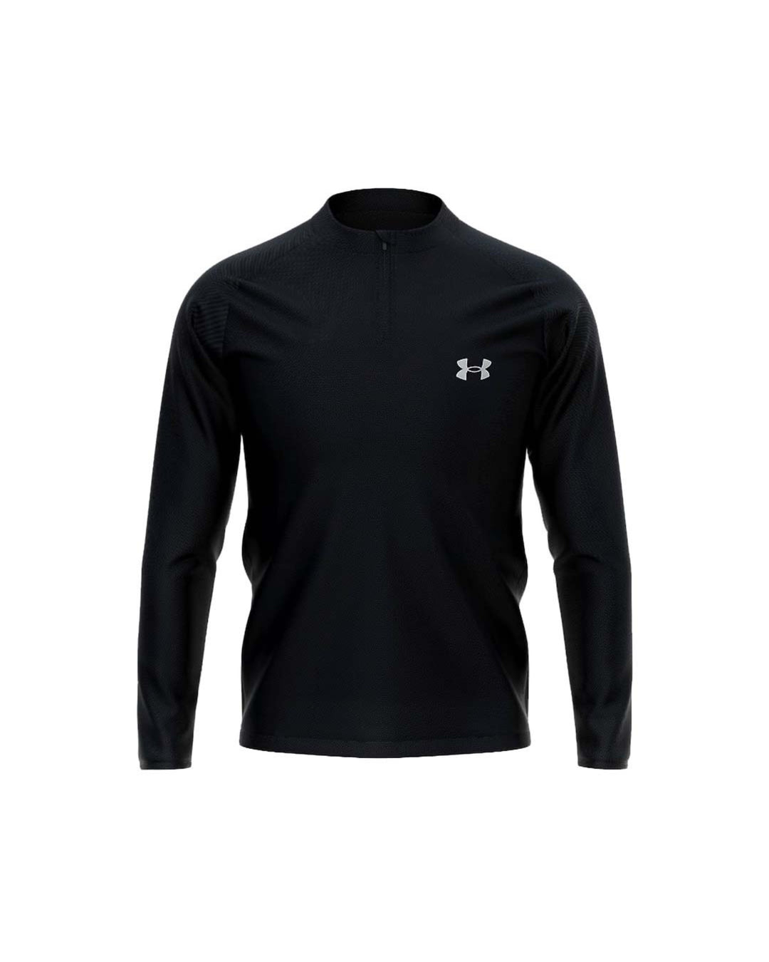 Under Armor Logo Compression Shirt in black