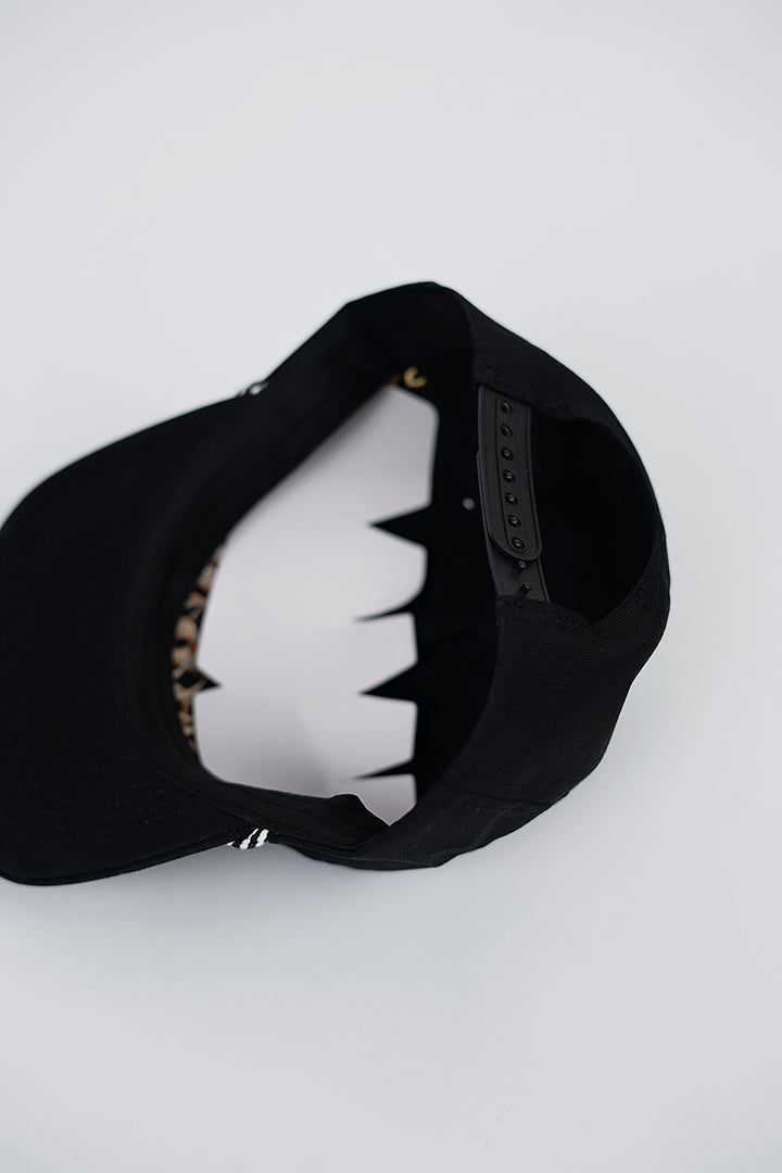 Garm Island Boat Club Captain Panel Cap in Black
