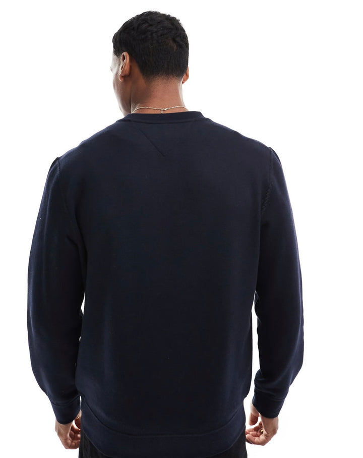 Tommy Hilfiger Crew Neck Sweatshirts in Navy