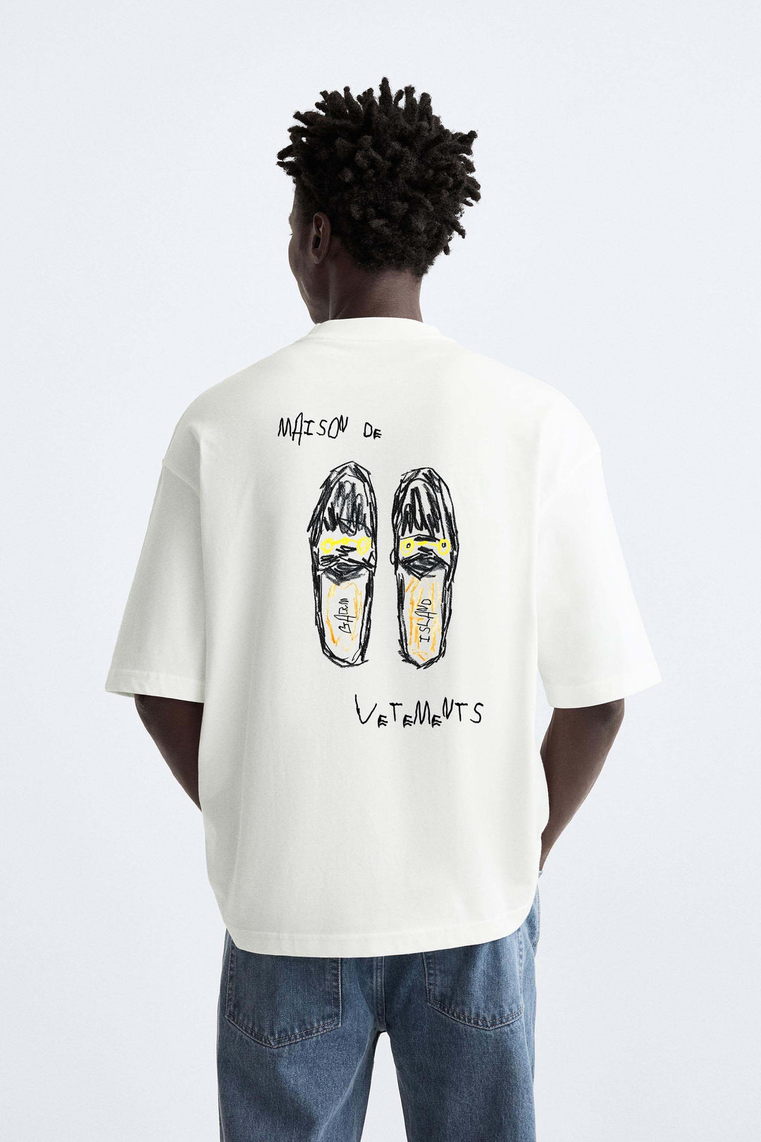 Garm Island Maison De Vetements Loafer Premium T-shirt in White