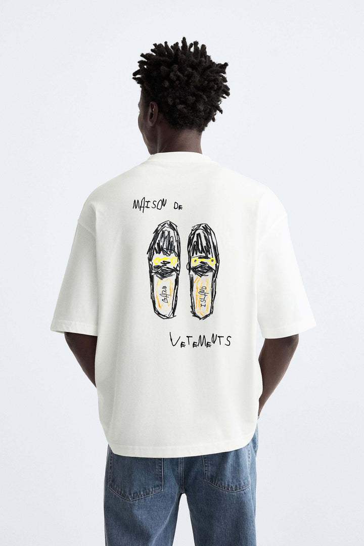 Garm Island Maison De Vetements Loafer Premium T-shirt in White