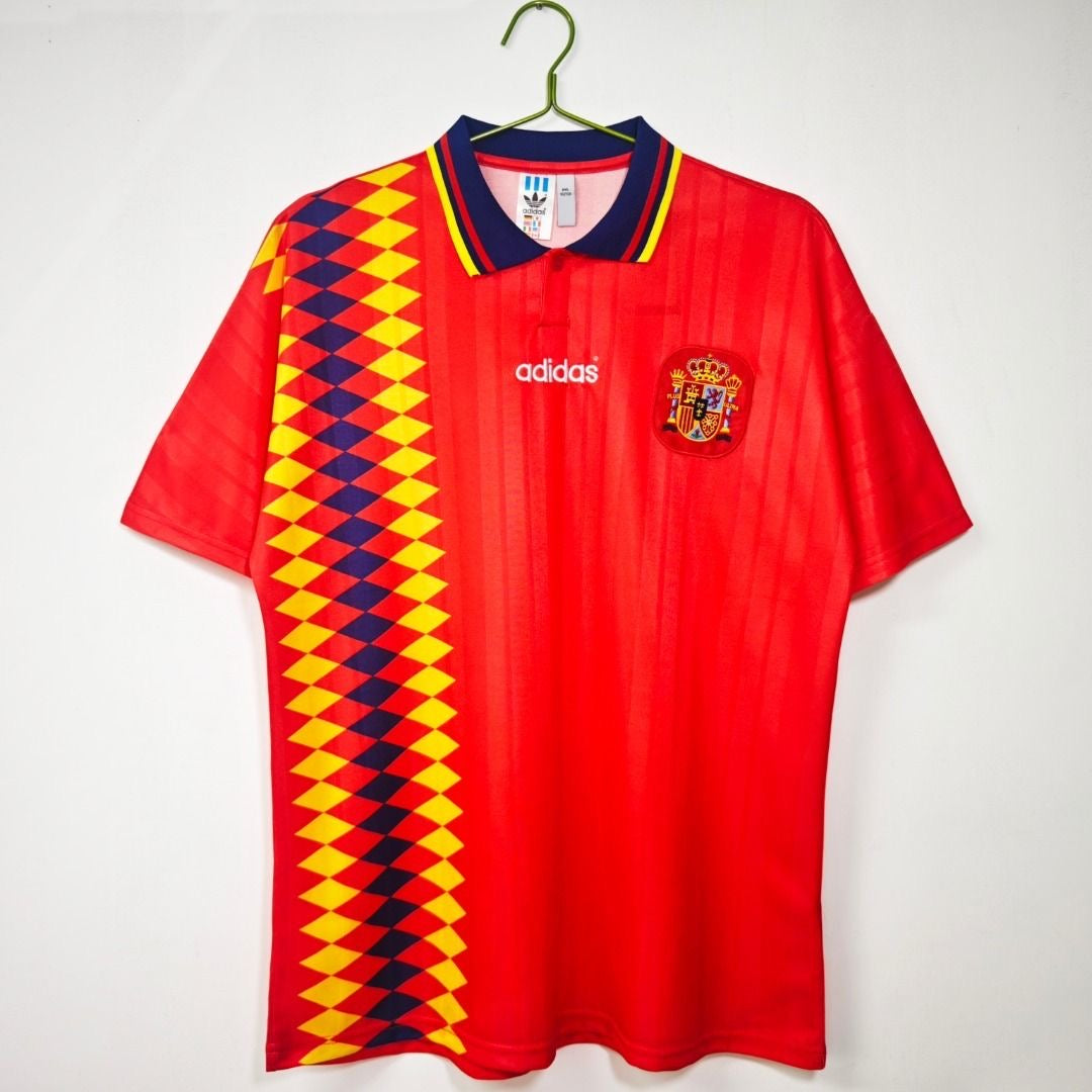 Spain 1994 retro jersey in red